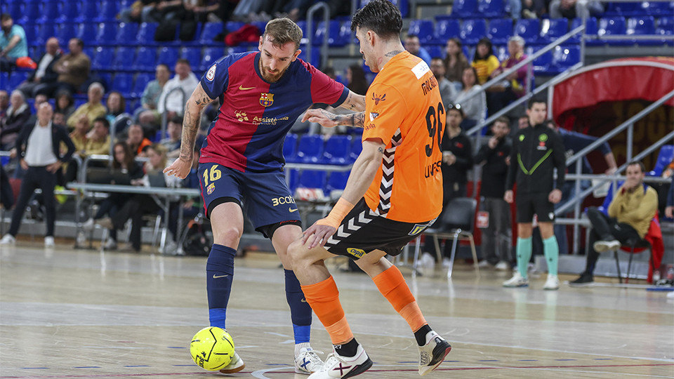 ATP Ilum. Tudelano Ribera rescata un valioso punto frente al Barça y continúa al alza (3-3) 