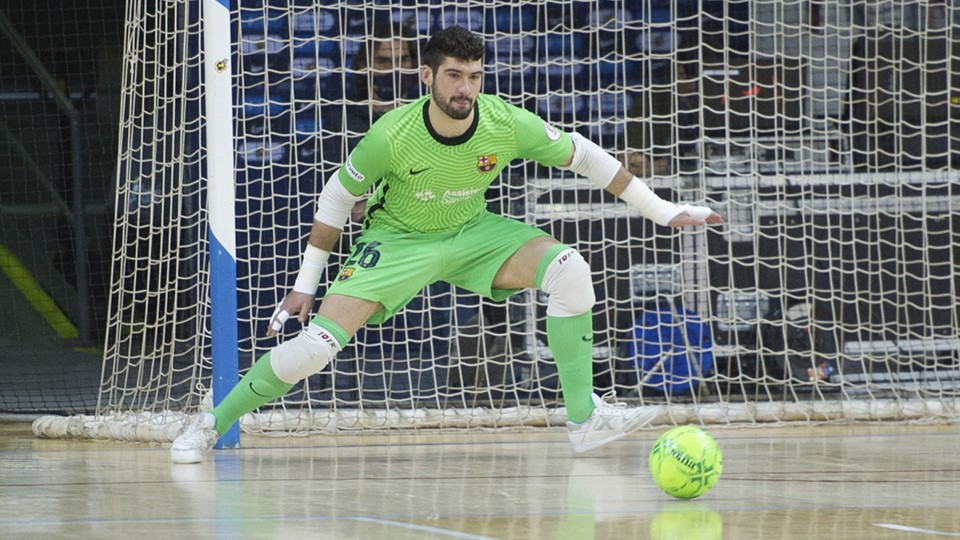 Miquel Feixas, portero del Barça.